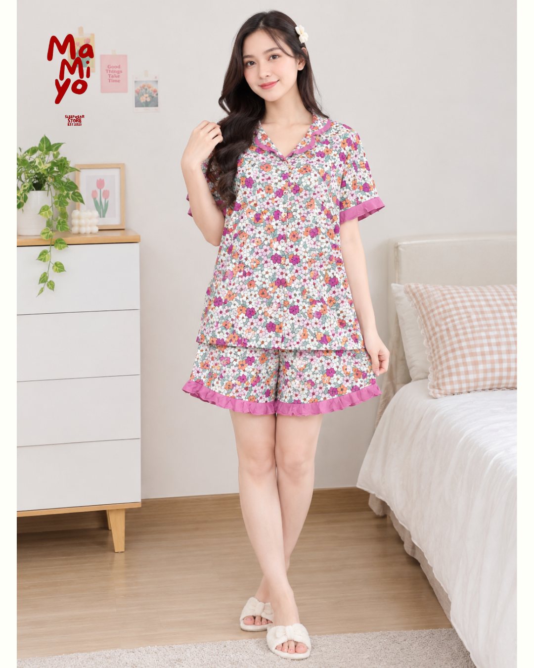One Set Pendek Rempel