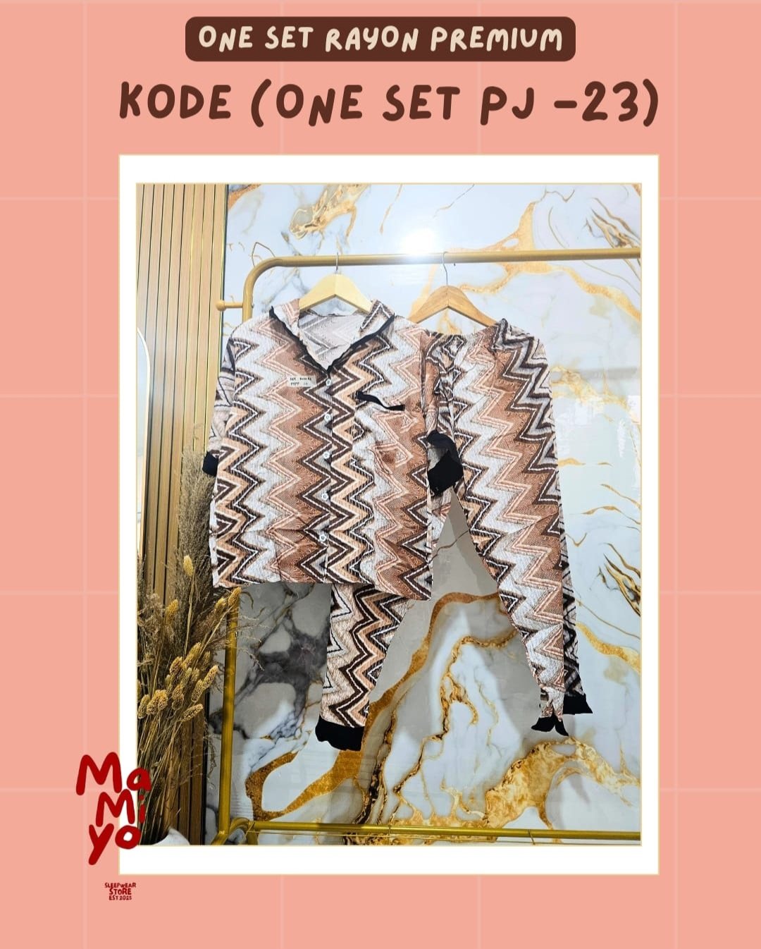 One Set Celana Panjang Rempel